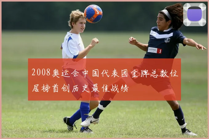 2008奥运会中国代表团金牌总数位居榜首创历史最佳战绩